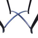 Red wrought iron table 1930