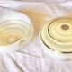 Set of 2 vintage glass lampshades