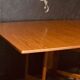 Mid-century teak folding table