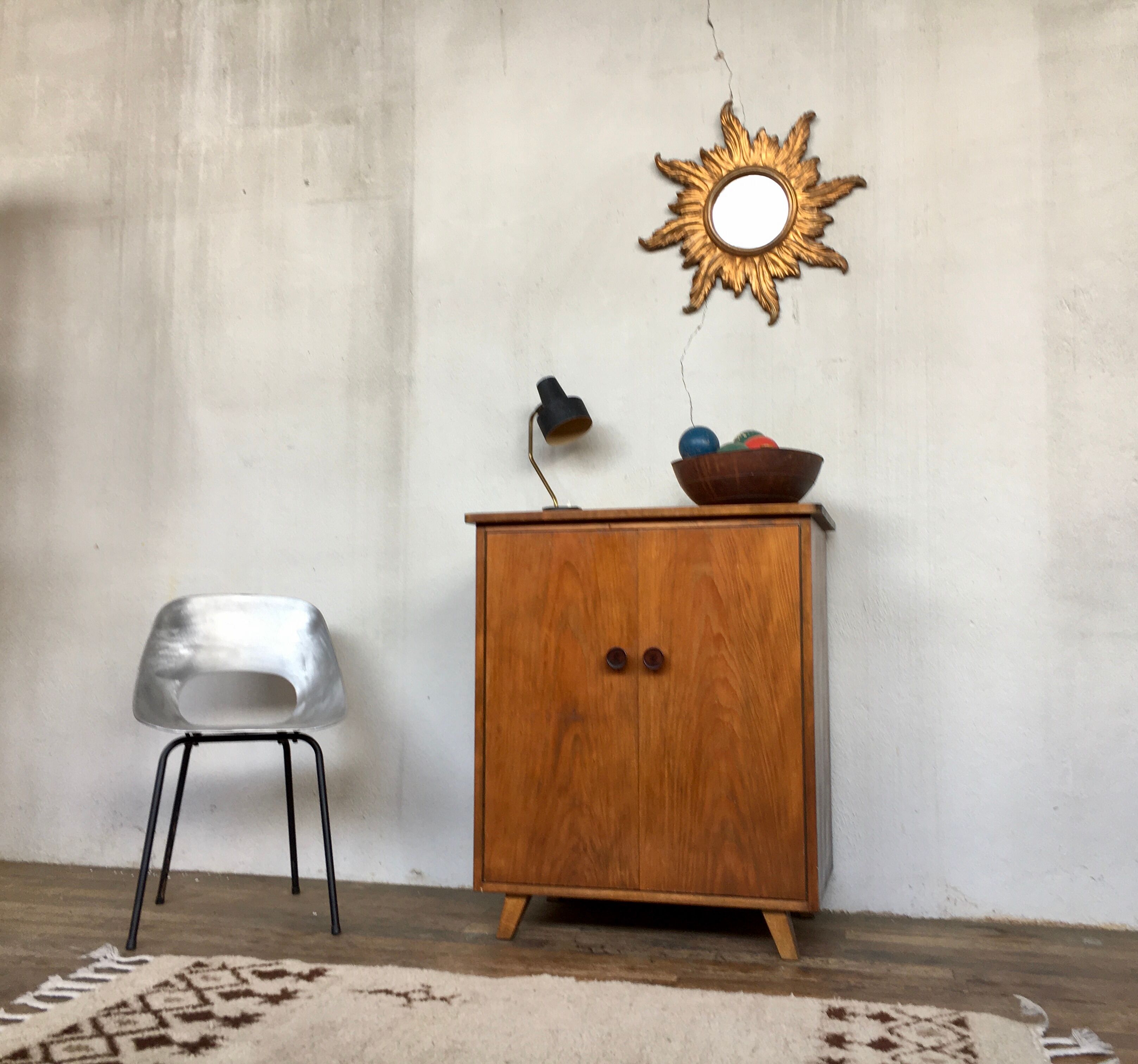 Buffet vintage pieds compas 1960