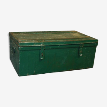 Green military canteen