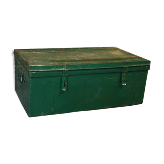 Green military canteen
