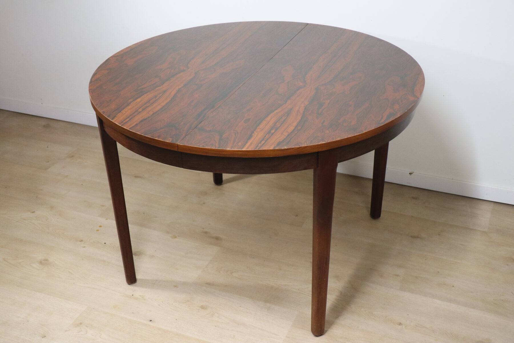 Vintage extendable rosewood dining table, 1960s