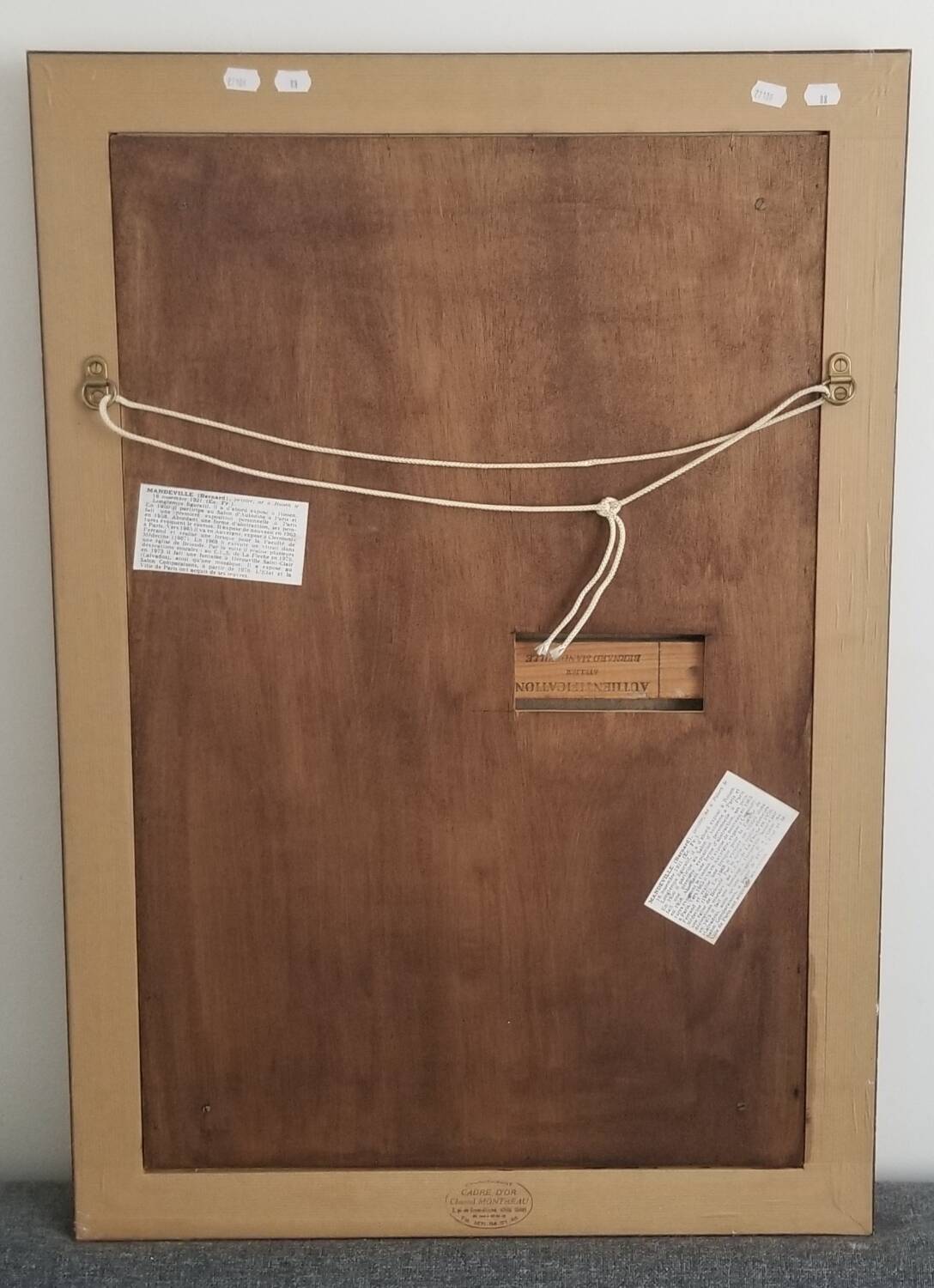 Bernard MANDEVILLE (1921-2000) - Mixed media - 61 * 38 cms