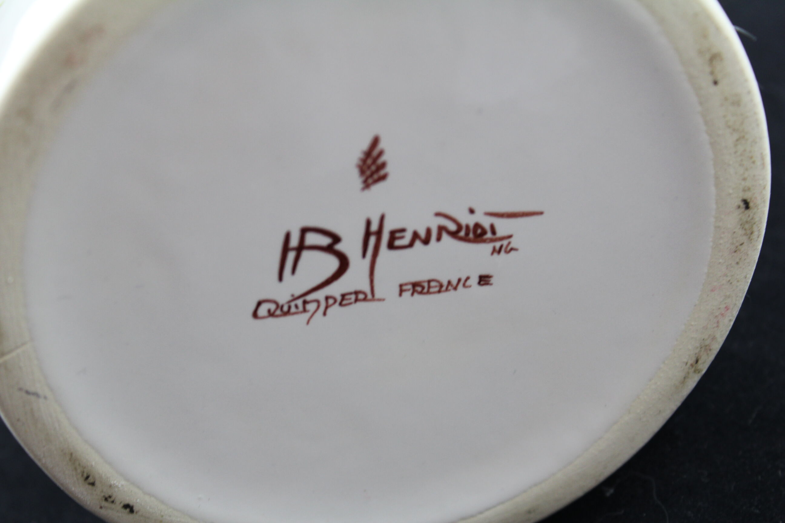 Henriot Quimper Vase 37cm, Grandiflore model