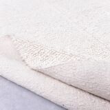 9x10 Handmade Wool White Moroccan Rug, 266x296Cm