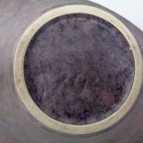 Large Purple & Black 704 Ruscha Art Ceramic Bowl, Germany, 1960s