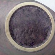 Large purple and black 704 Ruscha art ceramic bowl, Germany, 1960s.