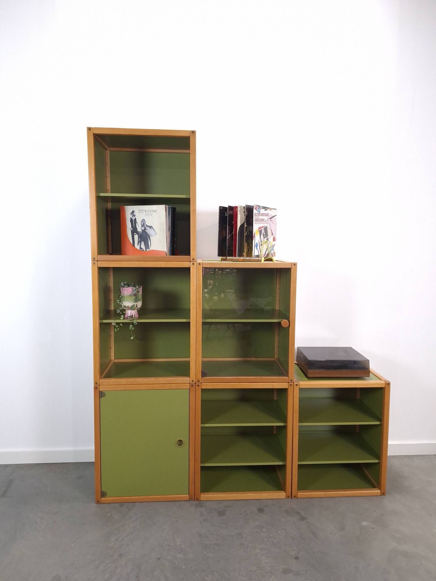 Design Flötotto Profilsystem Modulaire Kast – 6 Delen – Groen Beuken, Lp