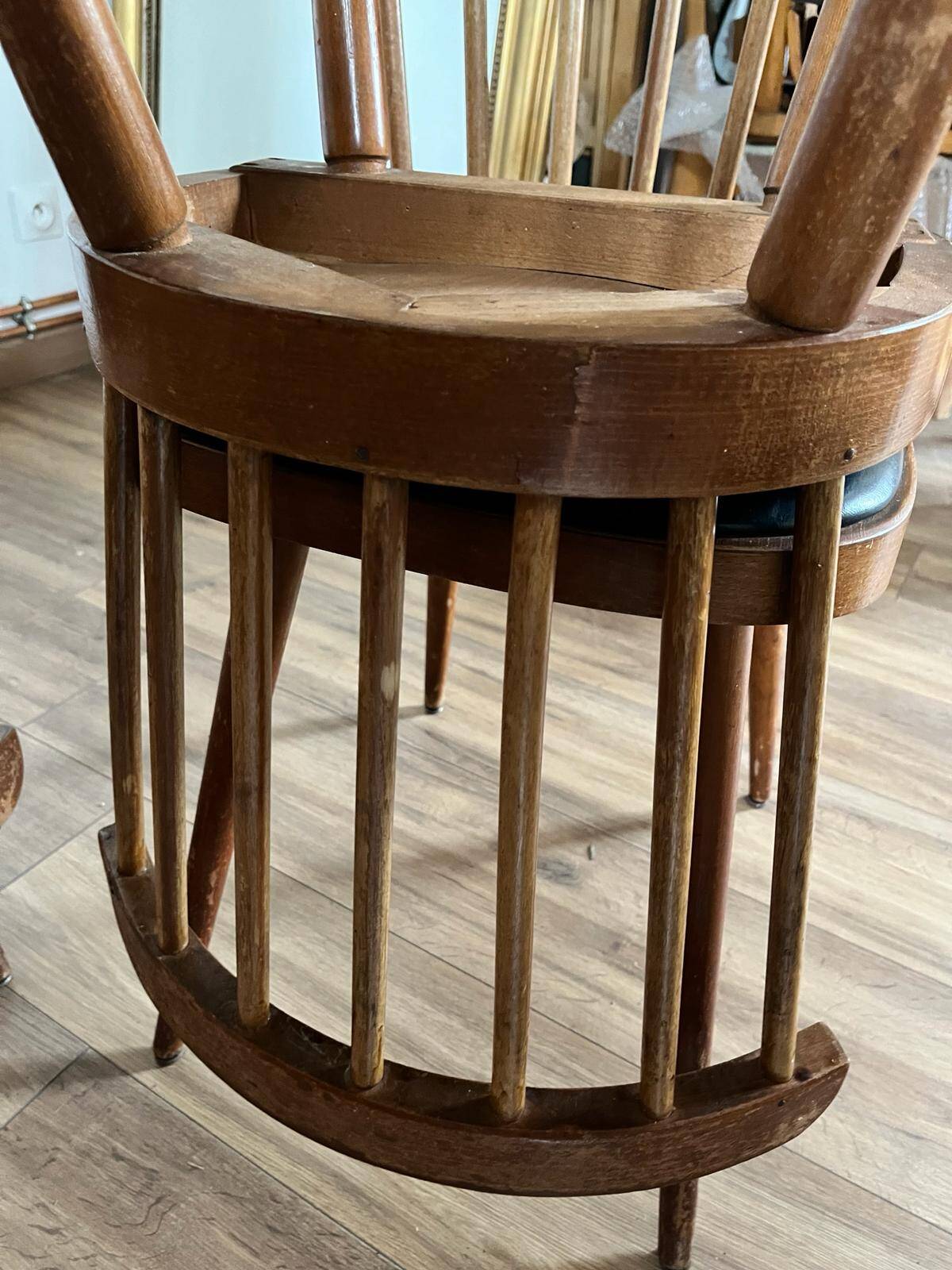 Set of 4 BAUMANN model 740 chairs