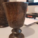 Ceramic vase and glasses