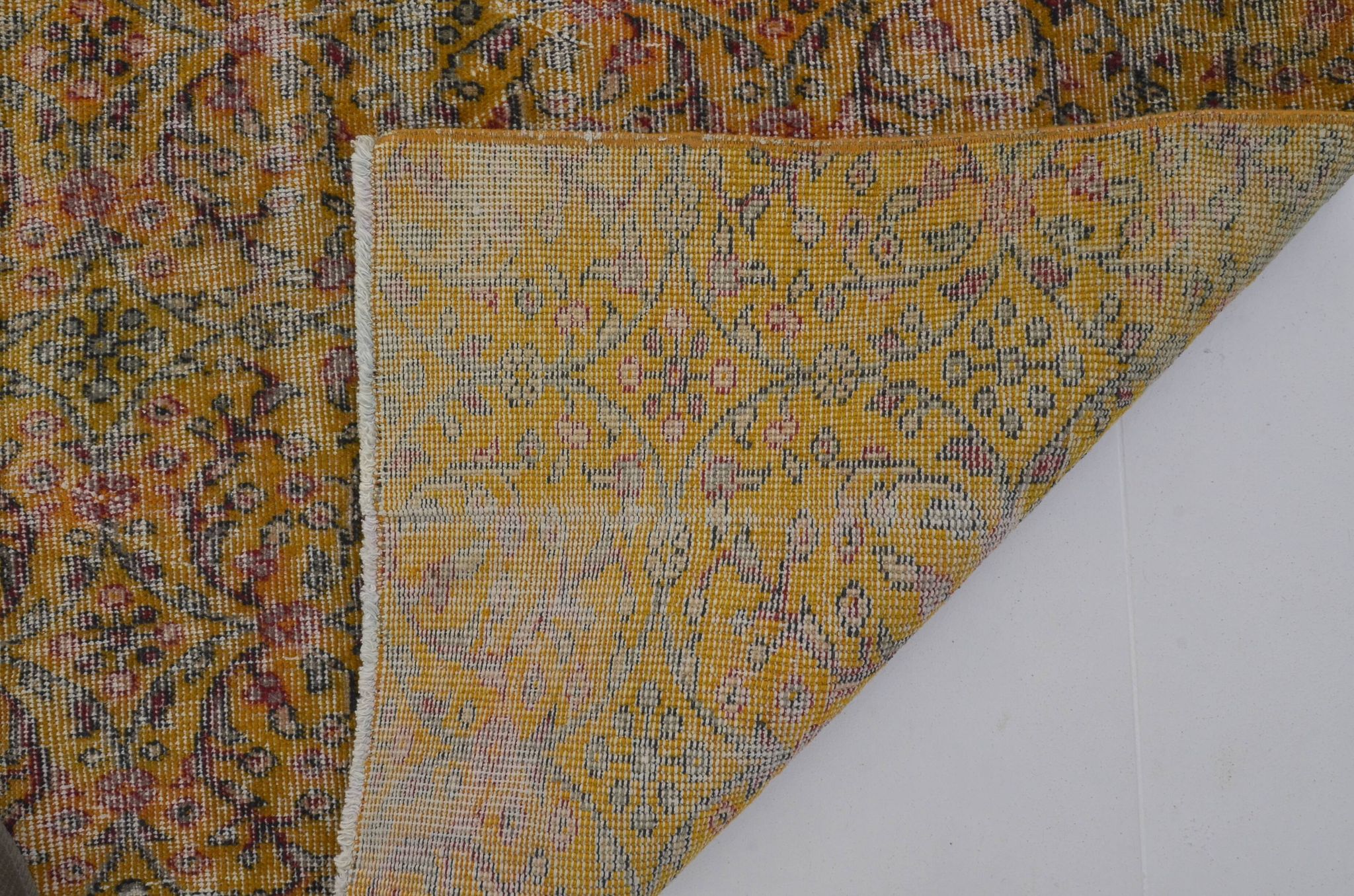 Tapis tribal orange