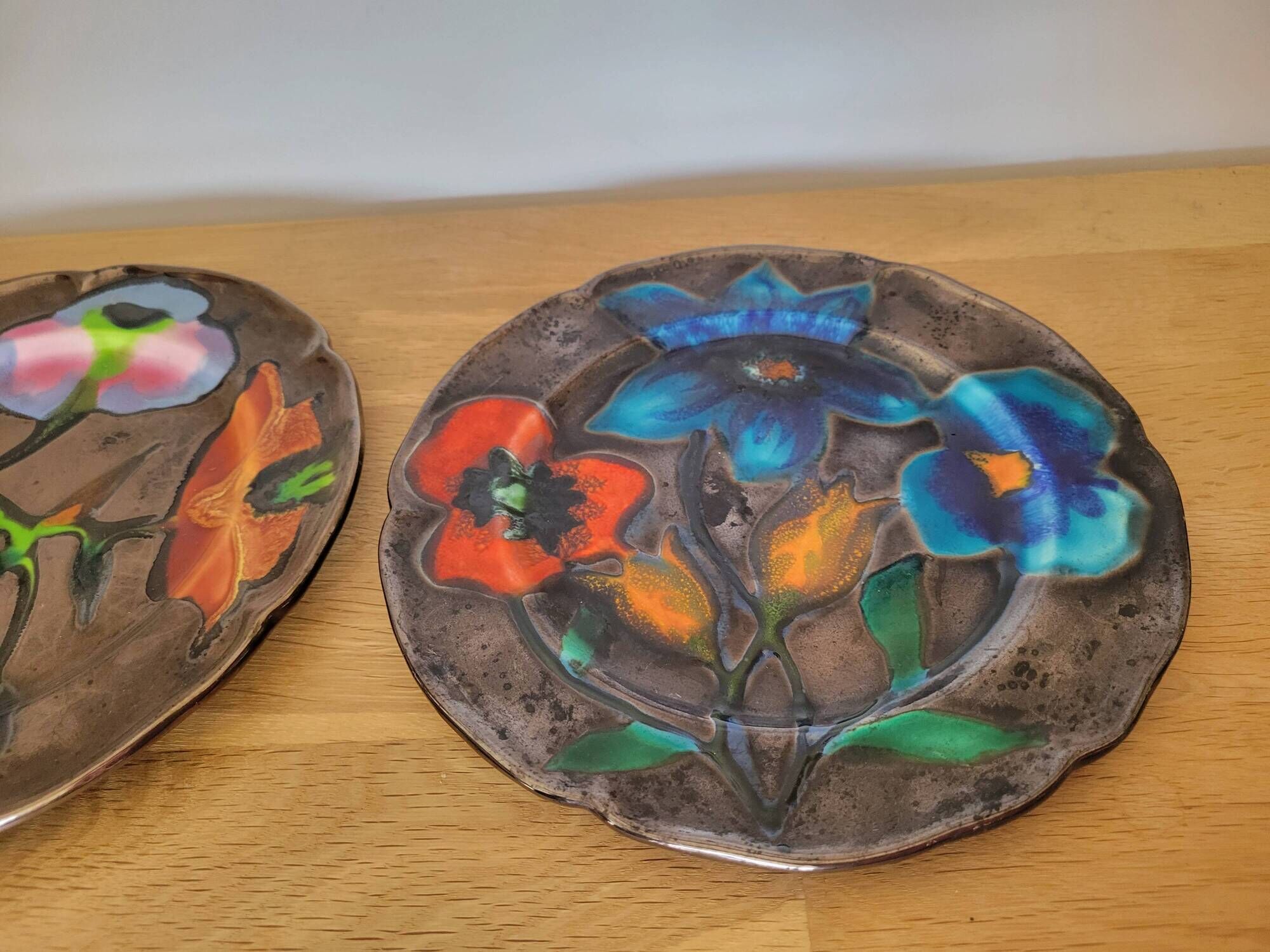 Pair of ceramic plates Ricard 0. Sprouk 60s
