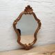 Golden baroque mirror  - 50x32cm