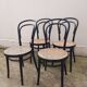 Lot de 4 chaises style Thonet