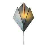 Lampe murale en vitrail vintage des années 1970