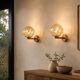 Pair of bubble wall lights by Helena Tynell from the 70s.