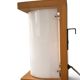 Vintage wall lamp in pine by René Martin cabinetmaker Charlotte Perriand