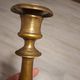 Pair of antique brass candlesticks / Vintage candle holders