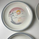 Vintage plates from the 1980s