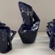 Ceramic orangeade service in ultramarine blue, workshop 59 - Vallauris