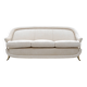 French of Mid-Century Sofa in Art Deco Style with Brass Details, 1950s