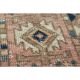 1970s Vintage Persian Handmade Wool Cotton Red Runner Rug 88x329