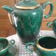 Coffee service, Saint Clement ceramics, Blanche Letalle, circa 50