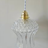 Vintage glass globe pendant light