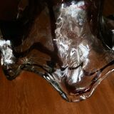 Large art glass pendant light, Pertti Santalahti for Humppila, Norway 1960s