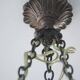 Suspension / alabaster ceiling light from the early 20th century, Denmark, Art Nouveau, 1900