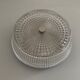 Flush mount crystal glass ceiling light from the mid-century, 1960s, Germany