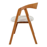 Office chair desk armchair oak wood safari beige