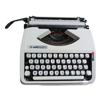 Japy Baby typewriter white as new