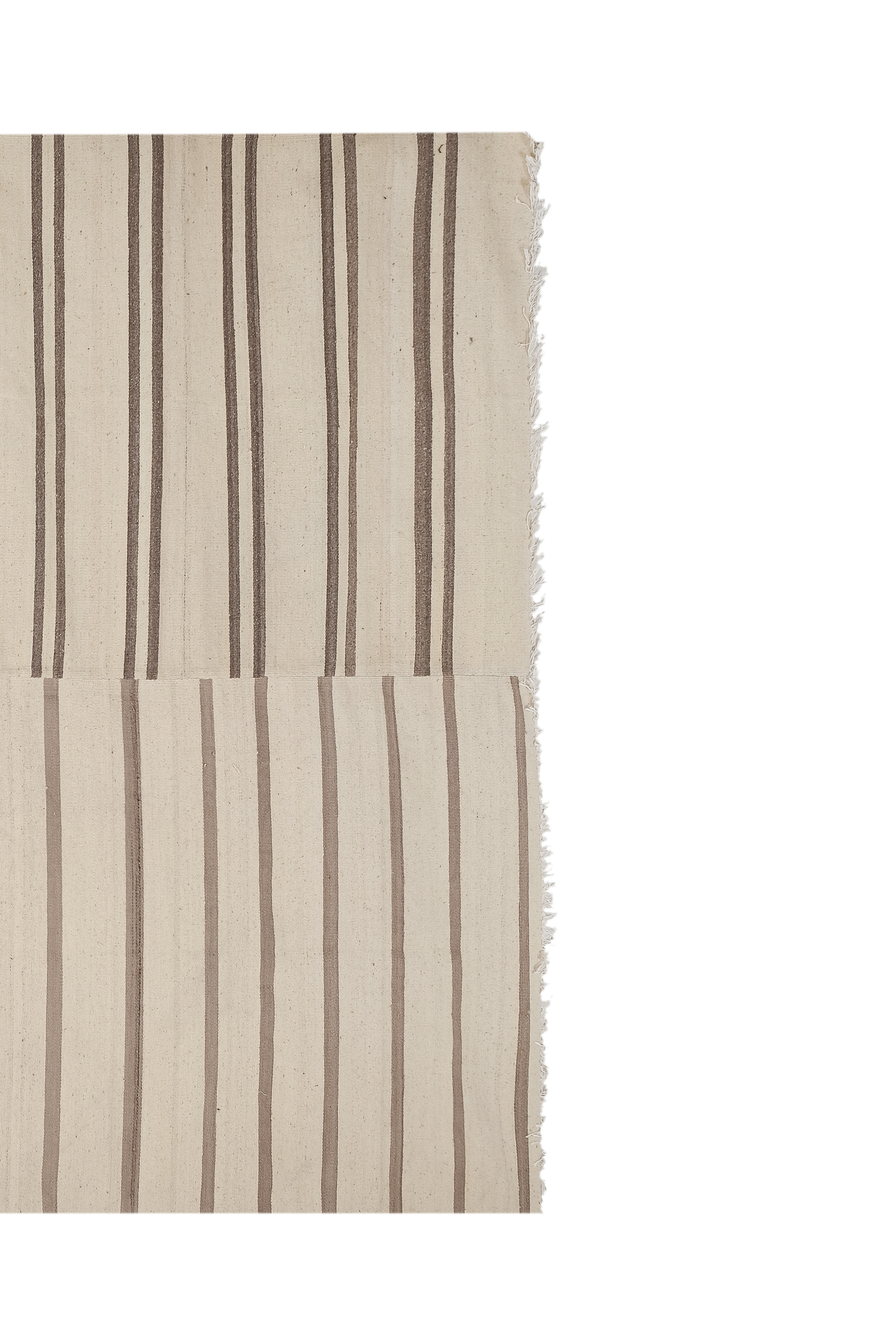 Vintage Anatolian Striped Hemp Kilim Rug