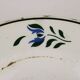 Antique ceramic plate made in France, early 20th century.