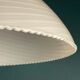 Vintage swirl murano glass pendant lamp Italy 1970s