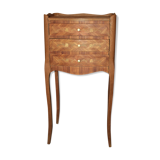 Bedside table in marquetry