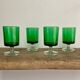 4 petits verres LUMINARC « Suède » verts