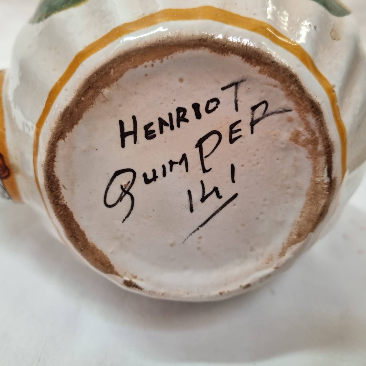 Henriot Quimper coffee service from 1930