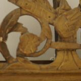 Miroir ancien fronton