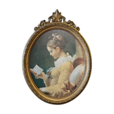 Reproduction of the painting The reader