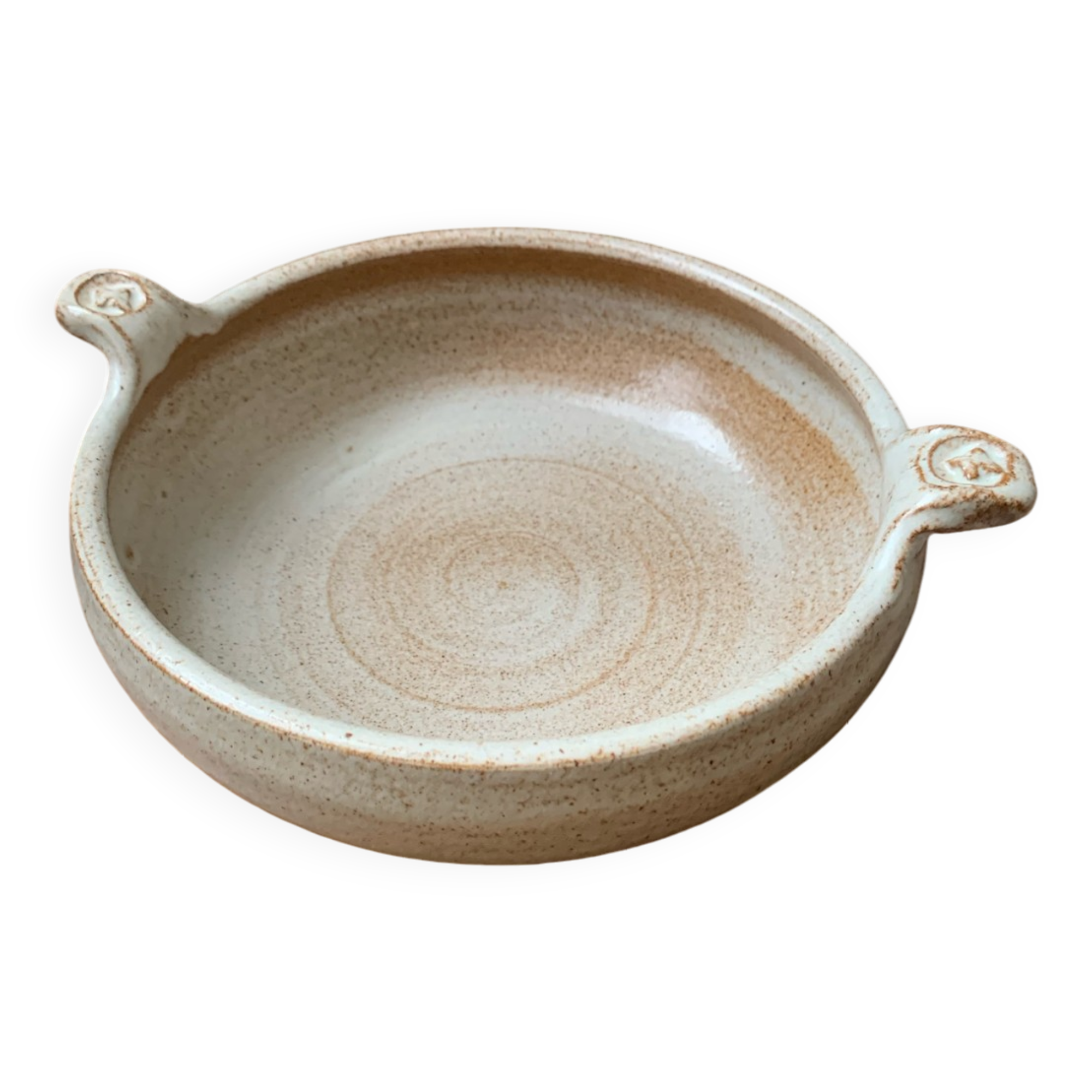 Voldemar Volkoff - Grey Ceramic Dish - Vallauris