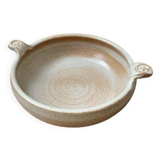 Voldemar Volkoff - Plat Gris En Céramique - Vallauris