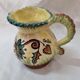 M.Fouillen water pitcher, Quimper, early 20th century