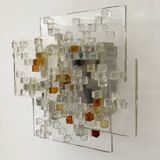 Murano glass wall lamp by Albano Poli for Poliarte, Italy 1970s