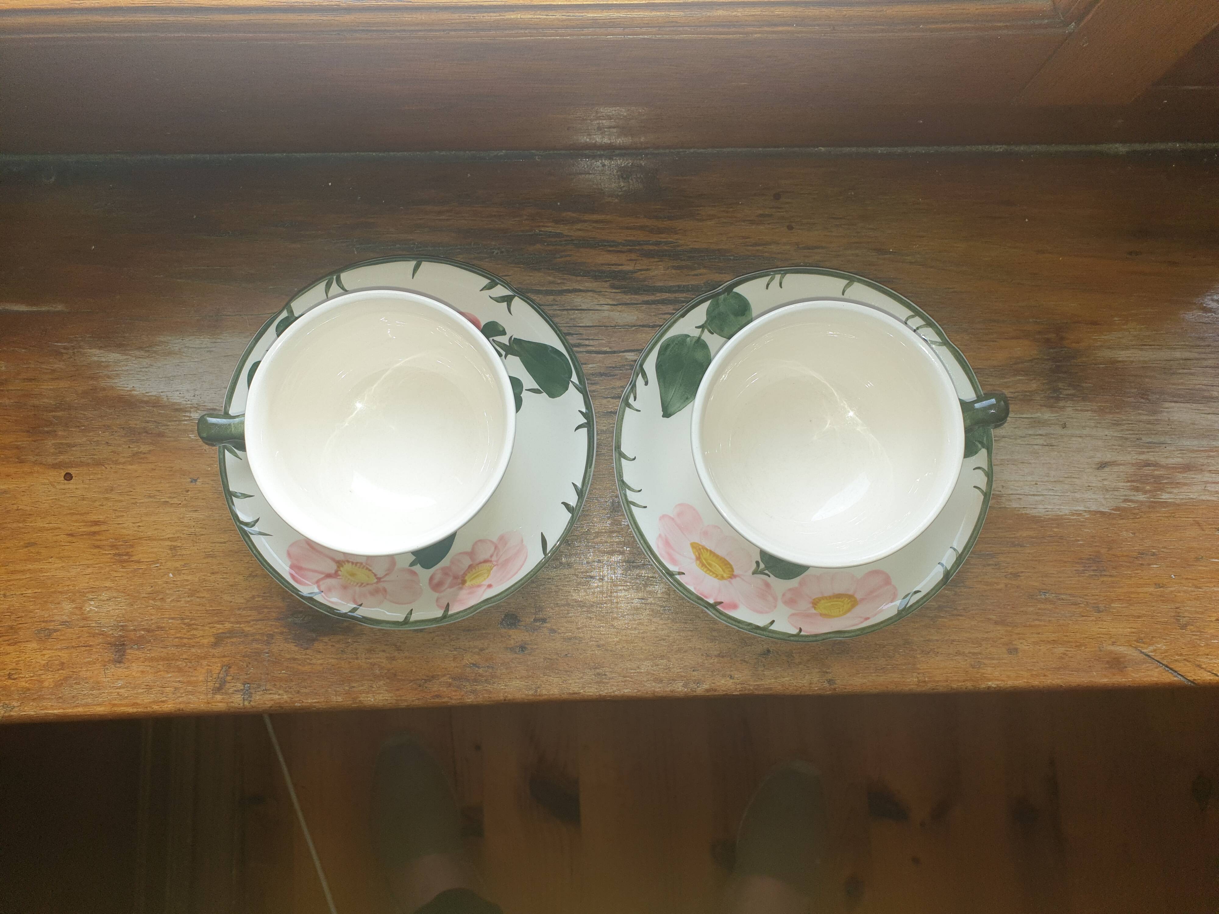 Villeroy & Boch cup duo "Wild rose"