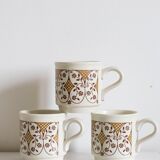 Set of 3 Biltons 70s mugs