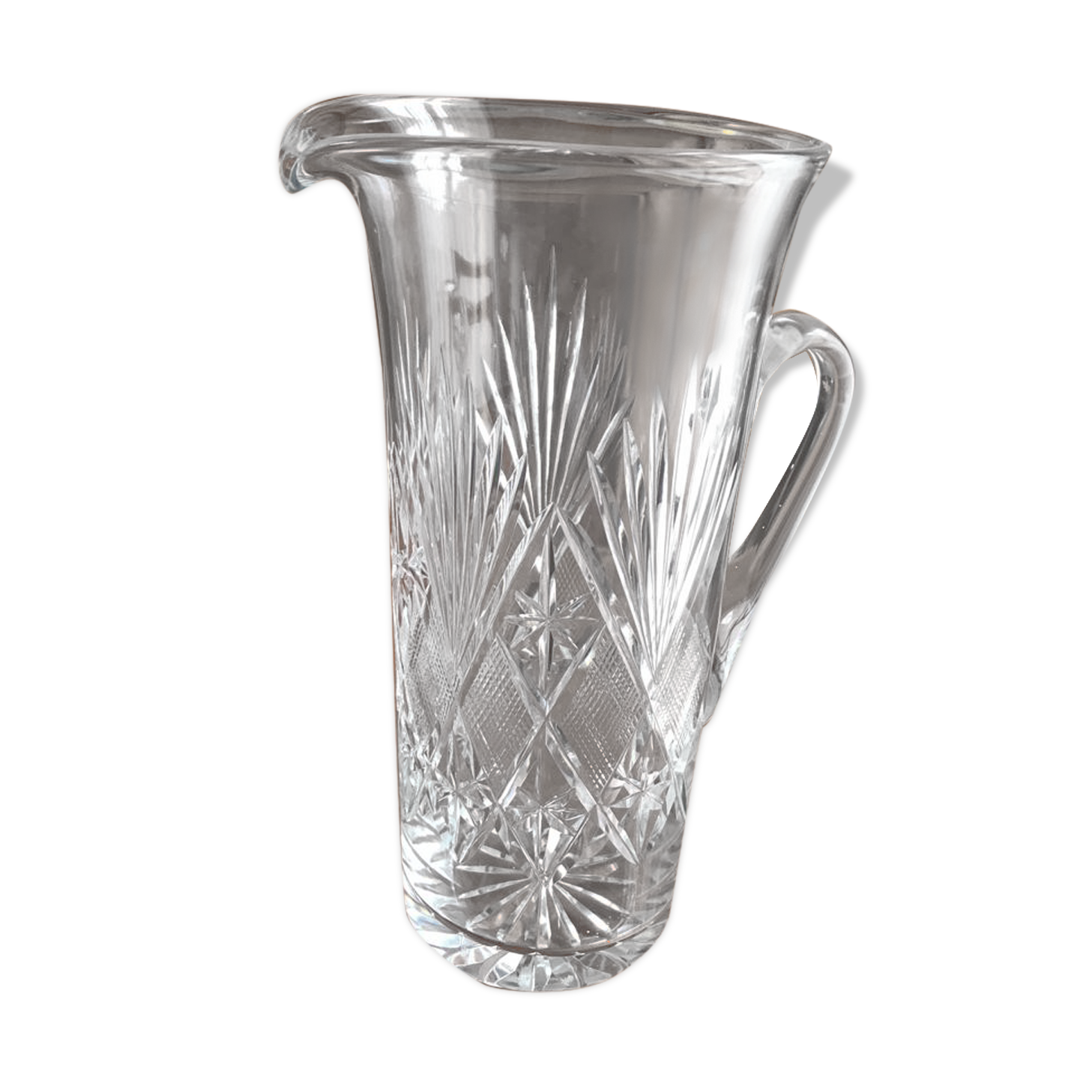 St Louis-style crystal water pitcher