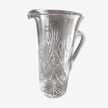 St Louis-style crystal water pitcher